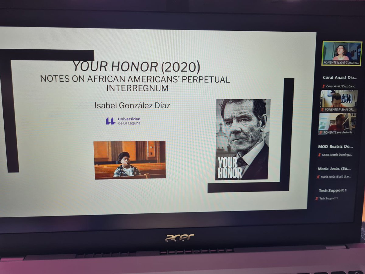 Our members <a href="/EBeautell/">Eva Darias Beautell</a> , <a href="/OranLlarena/">Fabián Orán Llarena</a> and <a href="/igonzad/">Isabel González Díaz</a> led a round table discussion in Cultural Studies for <a href="/aedean2021/">AEDEAN2021</a> titled “Postcards from the Interregnum: North-American Cinemas and the Representation of the Great Recession”. Superb discussion, thanks everyone!