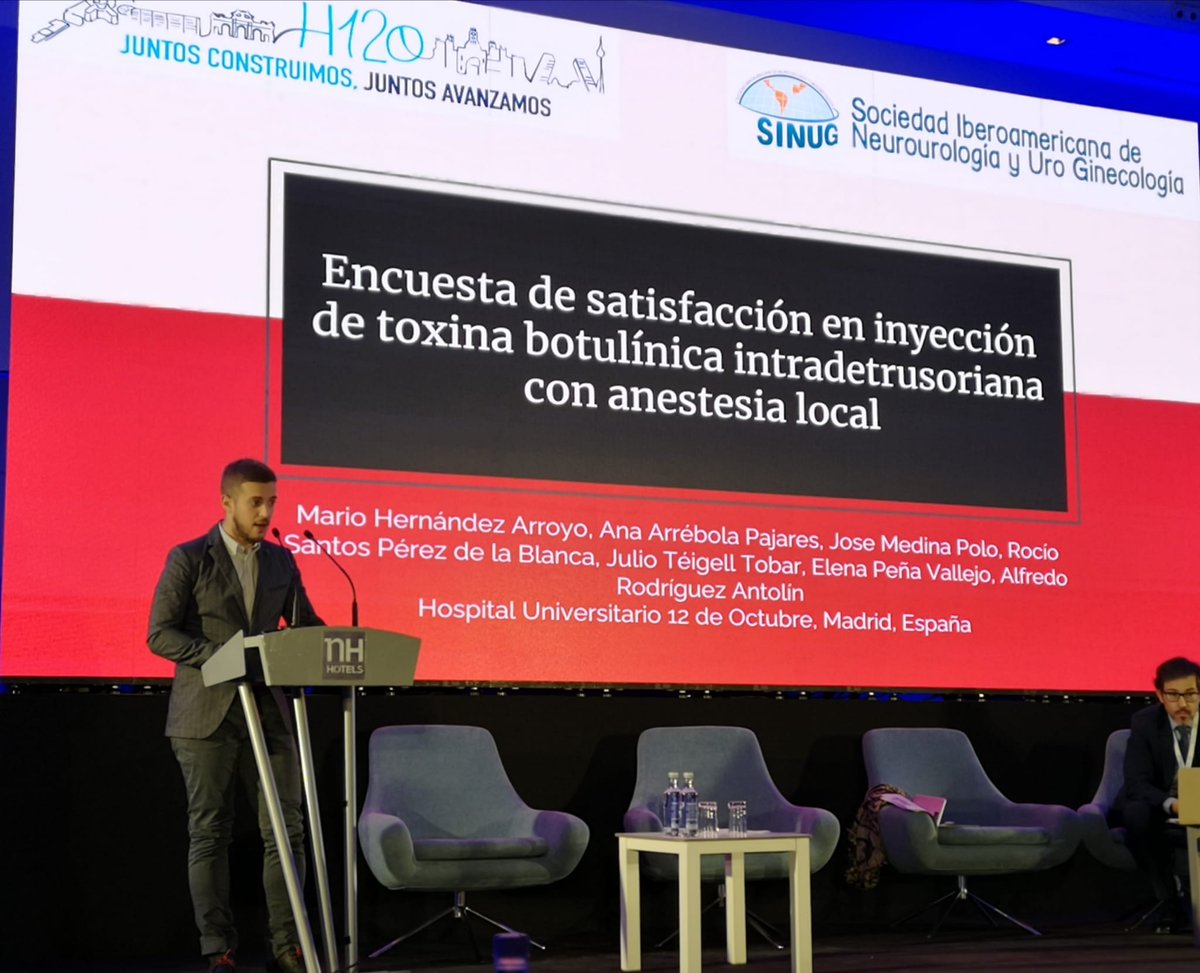 JMedinaPolo's tweet photo. #CongresoSINUG2021, Mario Hernández presenta la satisfacción de las pacientes con el manejo de la vejiga hiperactiva idiomática con BOTOX ambulante @Urologia12 @ROC_Urologia @sinug_org https://t.co/48yGnwyjSv