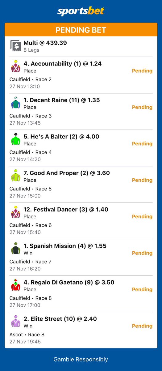 Laying in hotel bed this morning, recovering from my red wine coma. I managed to come up with these futures multis thanks to <a href="/GetOn78/">Get On</a> being the only decent telly to watch 🤣🤣🤣 <a href="/tdwhisperer1/">The Dog Whisperer</a> <a href="/BmrHorse/">BMR Horse Racing Ratings</a> <a href="/joyboysbangers/">JoyBoysBangers</a> #getongetrich