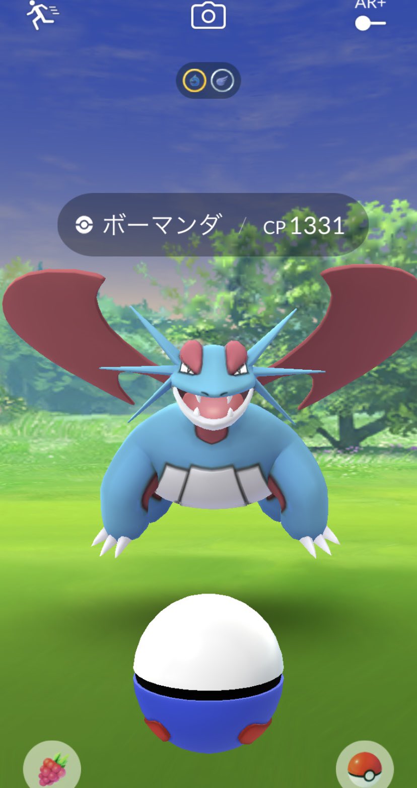 Monaka 野生でボーマンダ Pokemongo ポケgo ボーマンダ T Co Rfuvqs4n7o Twitter