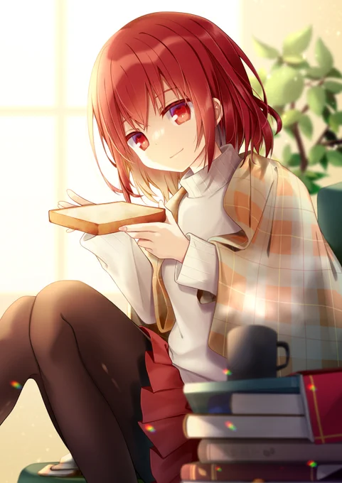 コーヒーブレイク☕🍞
#オリジナル 