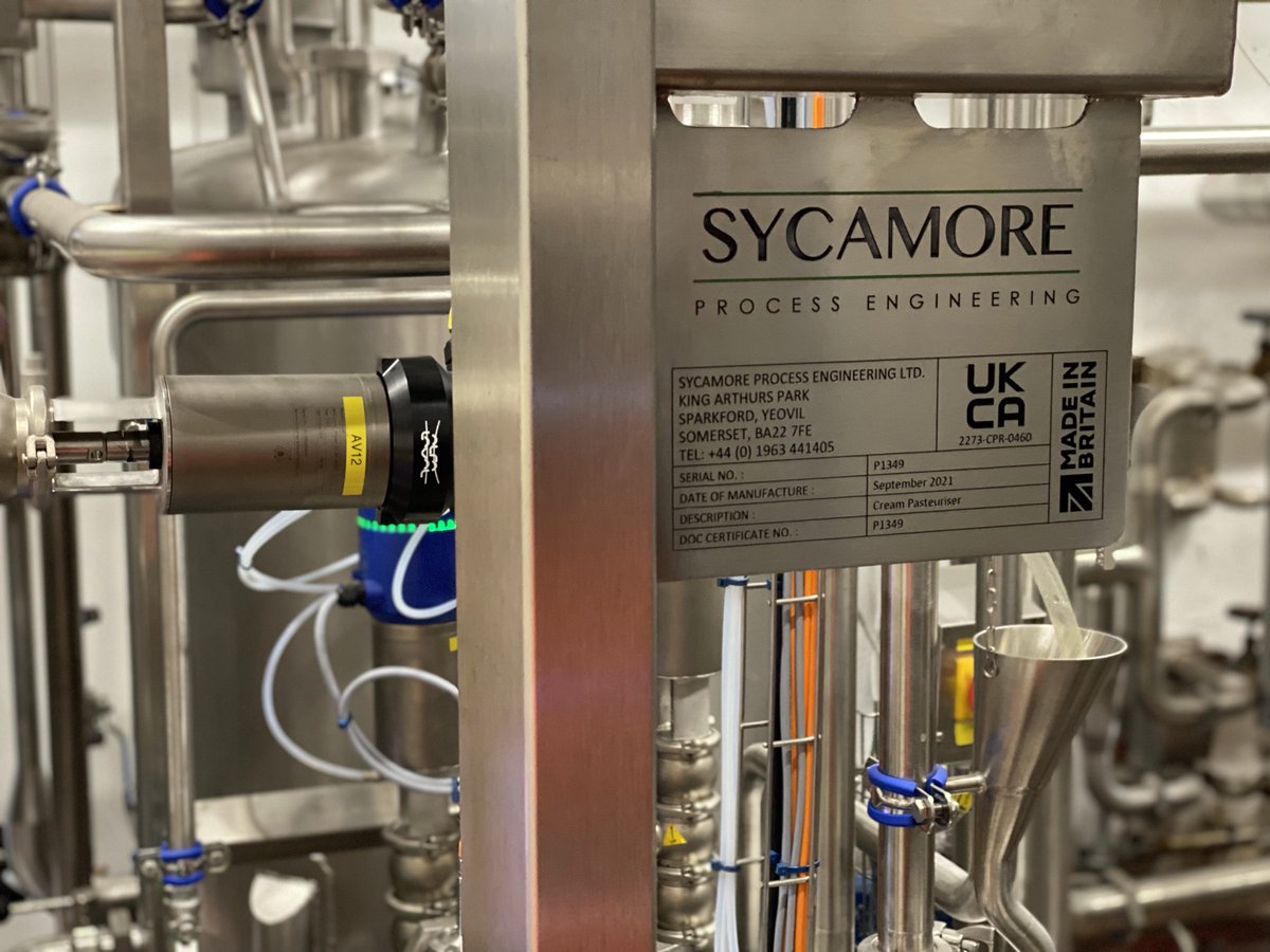 SycamorePELtd's tweet photo. This is one of our latest projects, a new cream pasteuriser we have designed manufactured installed, and now commissioned for local cheesemakers Wyke Farms. For more details on this project read the full case study here https://t.co/Vi6LtmaB2h.
#Cream #Pasteuriser #DairyIndustry https://t.co/zhca8V1oZ5
