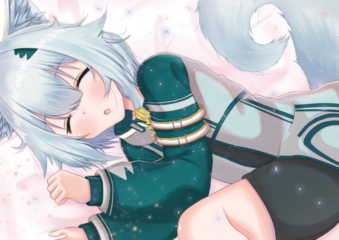 寝てるミーシェ 