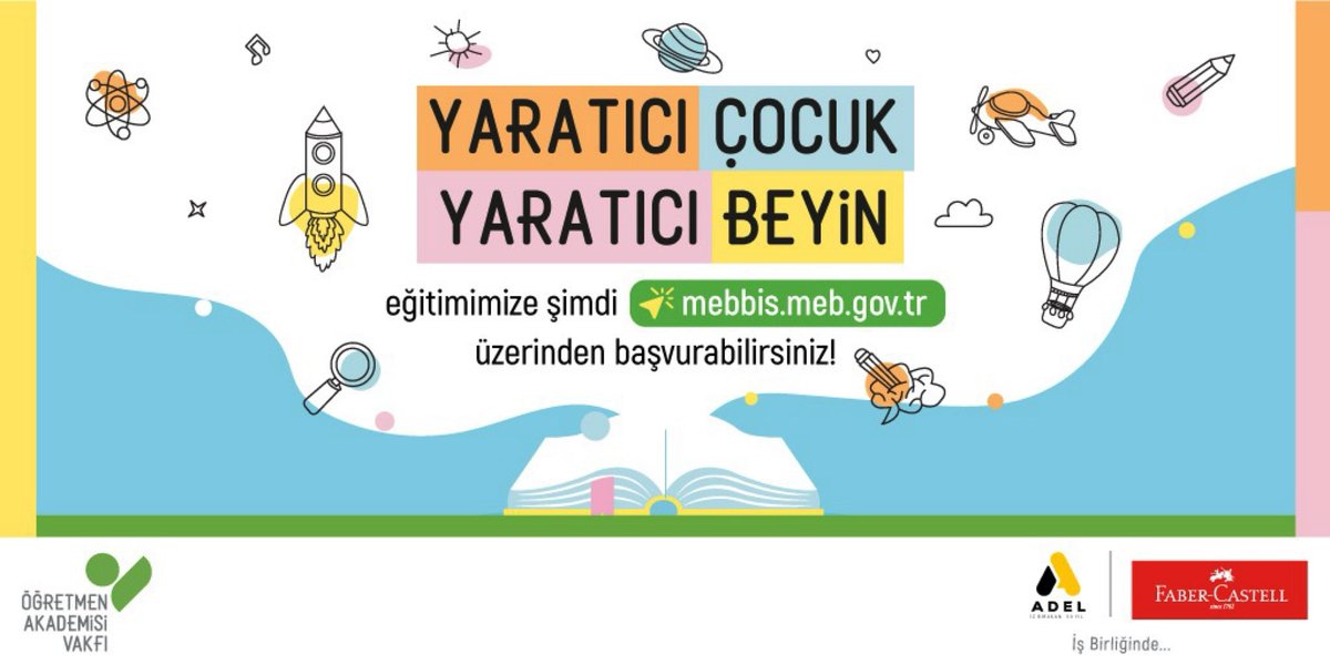 Sınıf, okul öncesi ve görsel sanatlar öğretmenlerimizin dikkatine!
Yaratıcılık potansiyelinizi keşfederek öğrencilerinizin yaratıcılık gelişimini  desteklemek ister misiniz?
Cevabınız evet ise Yaratıcı Çocuk Yaratıcı Beyin eğitimimiz tam size göre, başvurularınızı bekliyoruz!