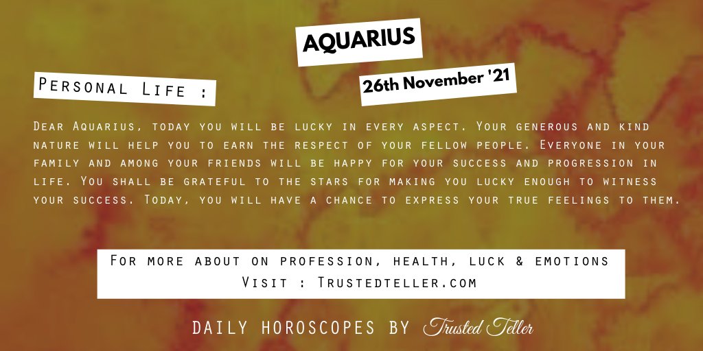 Trustedteller's tweet image. To know more, click on the link below.
trustedteller.com/horoscope

#Libra #Virgo #gemini #Aquarius #Horoscope #ASTRO_GATEWAY_OPEN #ZodiacFacts