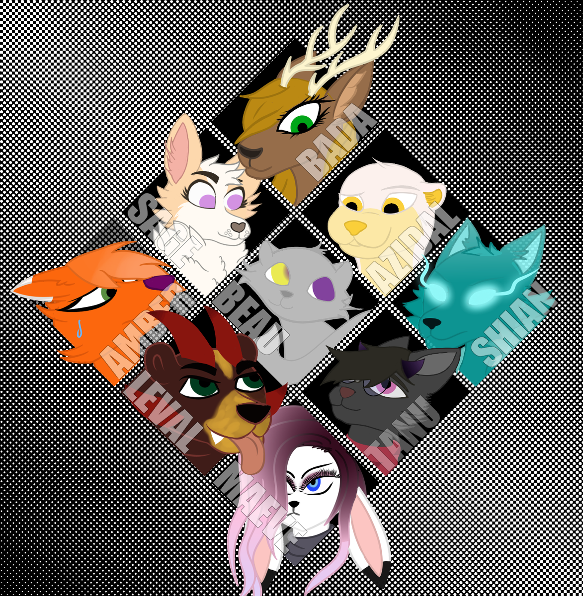 beauvoirferril's tweet photo. Some OC icons I did for a few friends and people I know. Hopefully, I can speed stuff up. ^ ~^

#art #headshots #ferret #furry #furryoc #furryart #fursona #digitalart #deer #corgi #otter #fox #wolf #dragonbear #rabbit #noirb https://t.co/PDK3XZ6VIQ