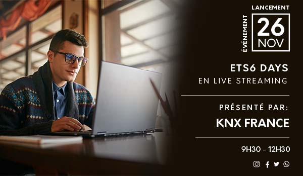 #ETS6 Days de KNX France avec le Collège Intégrateurs KNX France ! C'est parti !! 📌🎬💻

Connectez-vous : facebook.com/CollegeIntegra…

#knx #smartbuilding #smarthome @KNXassociation