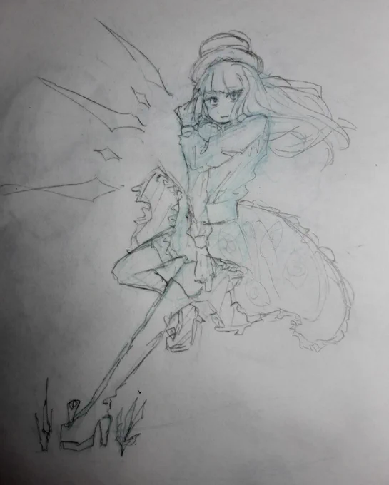 ここ最近で描いた絵をあげるなどしてターンエンド 
