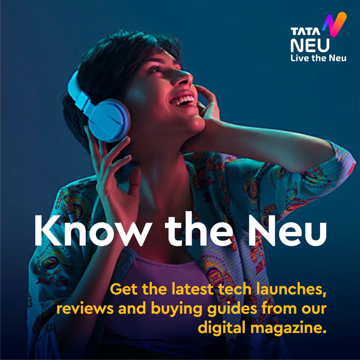 tata_neu's tweet photo. Explore unboxing videos, reviews and more on the latest gadgets to hit the shelf! 
Head to the #NeuMag, your digital lifestyle magazine. 
Now open for Tata Group employees.
#TataNeu #DestinationForRewards #OriginalContent https://t.co/TjuXPfWT5S