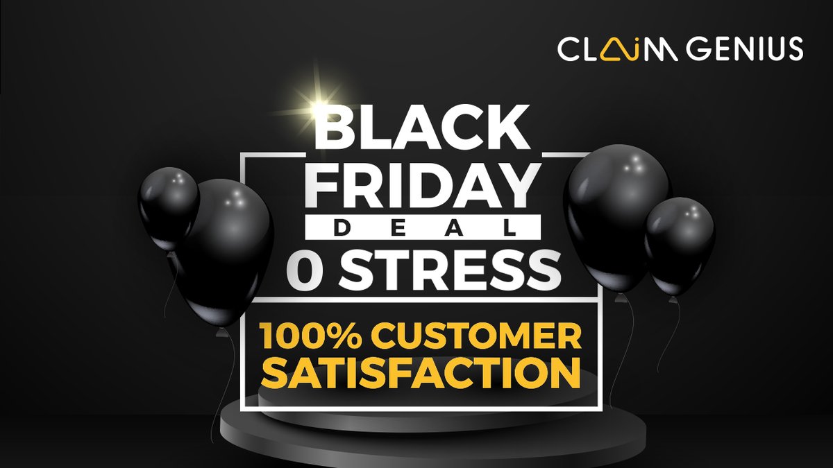 ClaimGenius's tweet photo. A #BlackFriday deal you can’t resist. Save time, effort and money with our Genius Suite 

#BlackFriday2021 #AI #ClaimGenius #CustomerSatisfaction #SaveTime #SaveMoney #SaveEffort #BlackFridaySale #ArtificialIntellegence #AIGenius https://t.co/wBMrnS7dt5