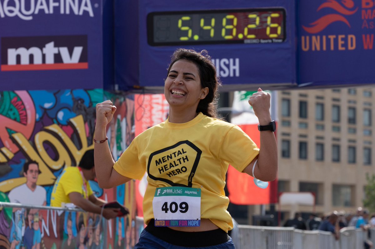 dalmok's tweet photo. ✅ 42.195 KMs.
✅ Mental health hero marathoner.
Never ever underestimate your capacities, any strength or weakness point, and the power of your mind. It is beyond #running…it is a lifetime journey🤟
First time #marathoner 😎
#teamwalid #beirutmarathon2021 https://t.co/j3xQLeSc3w