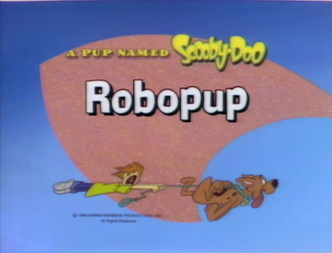 ScoobyandCam's tweet photo. Happy 33rd Anniversary to “Robopup”. This episode is from “A Pup Named Scooby-Doo” Season 1, episode 12. This episode aired on November 26th, 1988.
What did you think of this episode???
#ScoobyDoo #APupNamedScoobyDoo #GhostGoulash #Fred #Velma #Shaggy #Daphne #Robopup https://t.co/25AcOKyK57