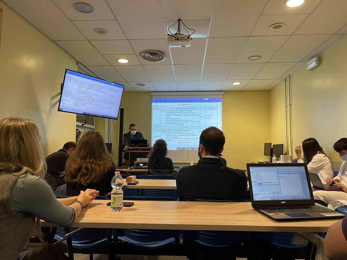 Such a great time at the #AISF #masterclass on portal hypertensions!!! 
Thanks to <a href="/AisfFegato/">AISF - Associazione Italiana Studio Fegato</a>, Prof. F. Schepis and Prof. E. Villa for this opportunity!!!