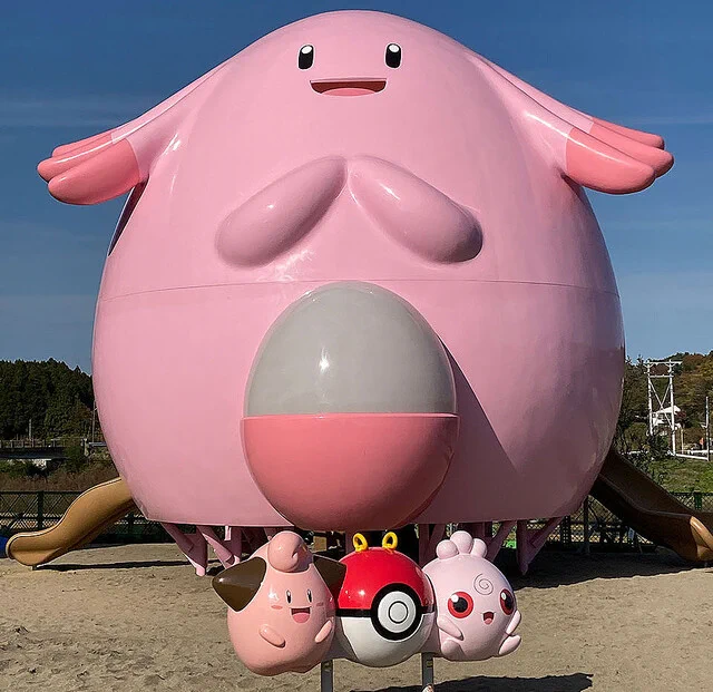 道の駅なみえに「ラッキー公園」開園！巨大なラッキー遊具で遊ぼう！