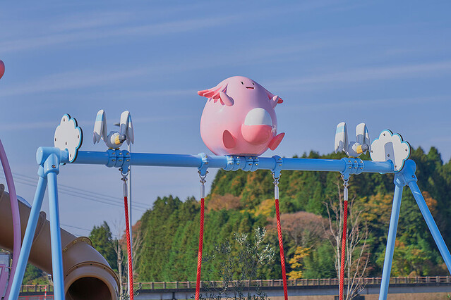 道の駅なみえに ラッキー公園 開園 巨大なラッキー遊具で遊ぼう 話題の画像プラス