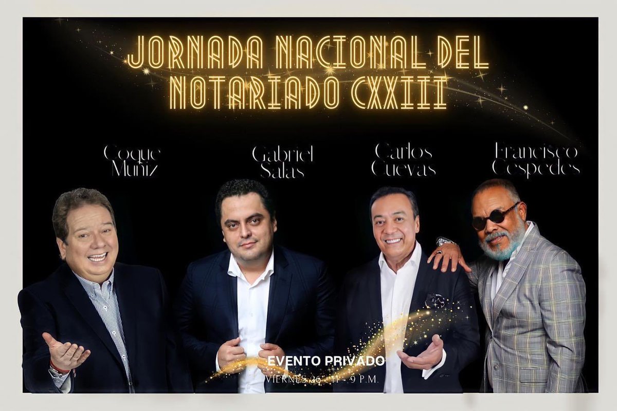 HOY TOCA #jardinesdemexico 

Con mis hermanos <a href="/COQUEMUNIZ/">Jorge Muñíz G</a> y <a href="/FPanchoCespedes/">Francisco Pancho Céspedes</a> 

ANFITRIÓN <a href="/salasgabriel/">GABRIEL SALAS</a> 

<a href="/BigBandJazzMx/">Big Band Jazz de México</a> 

JORNADA NACIONAL DEL NOTARIADO CXXIII

#alegria🎉 
#morelos