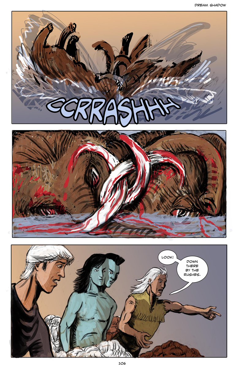 JamesARiel15's tweet photo. Dream Shadow page 106 #DreamShadow #comics #graphicnovel #NativeAmerican #webcomics #dailyart #dailycomics #indiecomics #ComicArt #webcomic #IndigenousPeople https://t.co/zs1WgXKbiN
