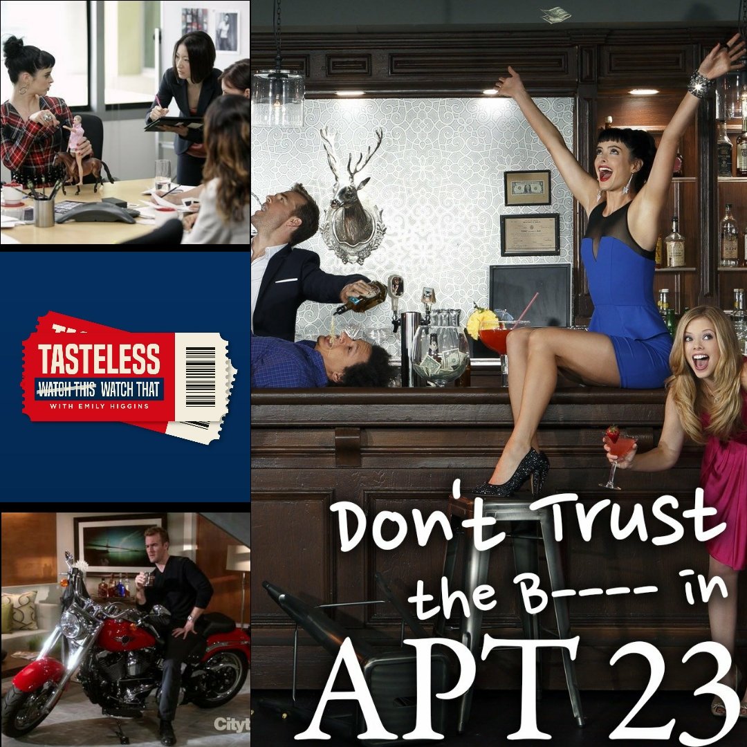 A new episode is now available featuring Emily from <a href="/tastelesspod/">Tasteless Podcast</a>. Perfect for any holiday traveling, as long as there are no impressionable children in the vehicle. Don't Trust the B is one of my favorite sitcoms. Emily &amp; I both highly recommend it for anyone who hasn't seen it!