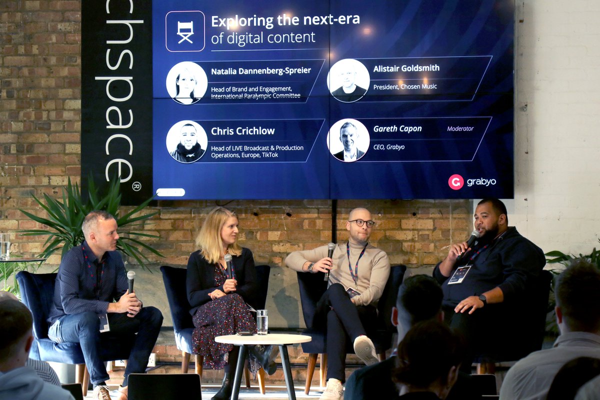 Grabyo's tweet photo. 🎉  We loved welcoming people back to our first in-person event in over two years. Thank you to everyone that attended we can't wait to see more of you in 2022 🎉 https://t.co/OSQD8cMk5q