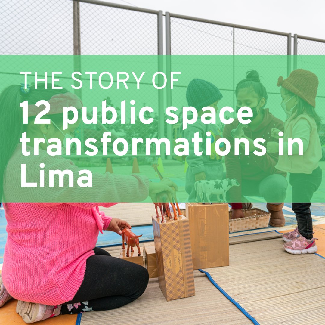 ourpubliclife's tweet photo. Sharing a story from Lima today on how the municipality, supported by @urban95cm, has managed to transform over 10 public spaces into attractive and pleasant environments for young children and their caregivers to spend time👨🏻‍🍼. https://t.co/F3qfrgREVq