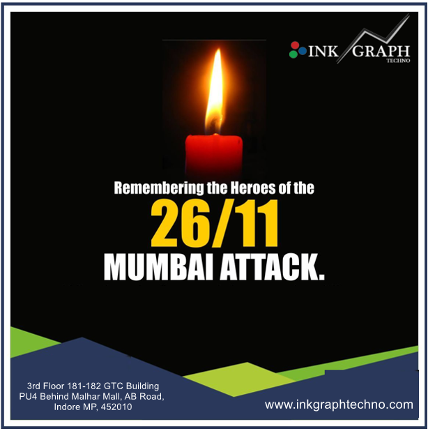 InkGraphTechno's tweet photo. Tribute to the great martyrs of the Mumbai attack, condolence to those who lost their loved ones. We courage all the Bravehearts of 26/11 who laid down their lives.

#MumbaiTerrorAttack #MumbaiAttack #TajHotel #hemantkarkare #Ashokkamte #Tukaramomble  #ajmalkasab https://t.co/Ht9uIG5TB7