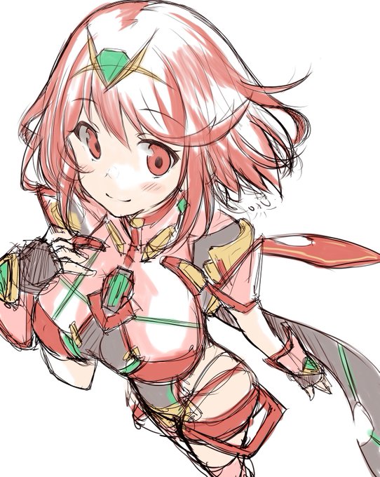 ホムラちゃんラフ画です。 