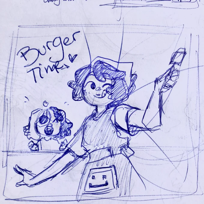 When ur dad works doing burgers 

#tubbofanart 