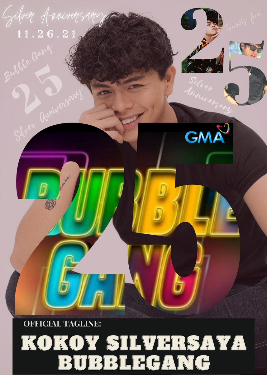 rodaMia_'s tweet photo. Happy twenty fifth Anniversary @bubblegang!
Malaking bagay po sa amin na mapasali ang aming king @kkydsnts sa Bubble Gang. Salamat po! - Kolokoys

KOKOY SILVERSAYA BUBBLEGANG https://t.co/ZmdDv2YVwO
