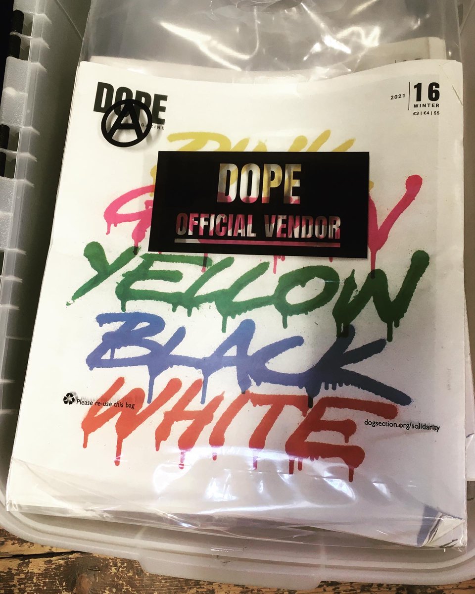 Friday DOPE distribution is ON!

35,000 copies are now being distributed to our vendors by our team of volunteers. Vendors keep 100% of proceeds from sales. 

Please support this work if you have the means:

patreon.com/dopemag

#solidaritynotcharity #mutualaid