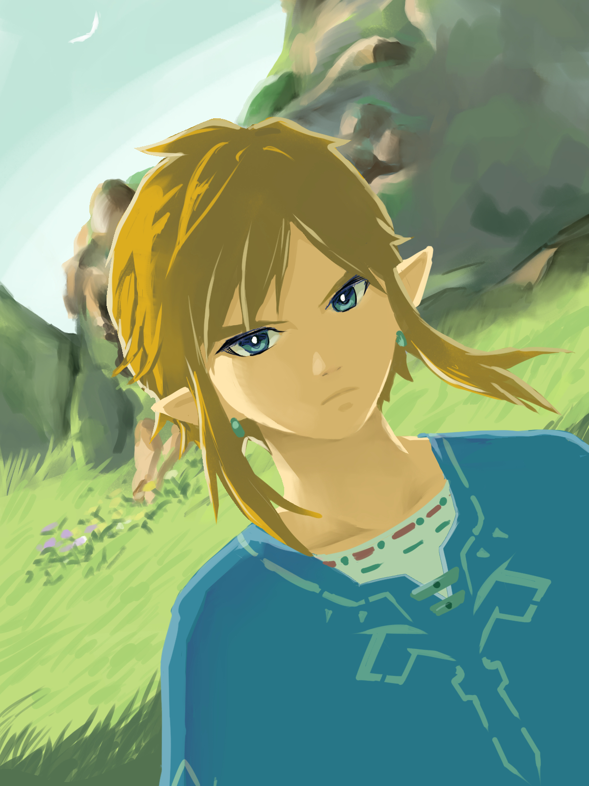 Rin Rin リンリンって呼んでください ᴗ イラスト ゼルダの伝説 リンク を描きました 普段使わない色の勉強になりました T Co 4by8zx8wuy Twitter