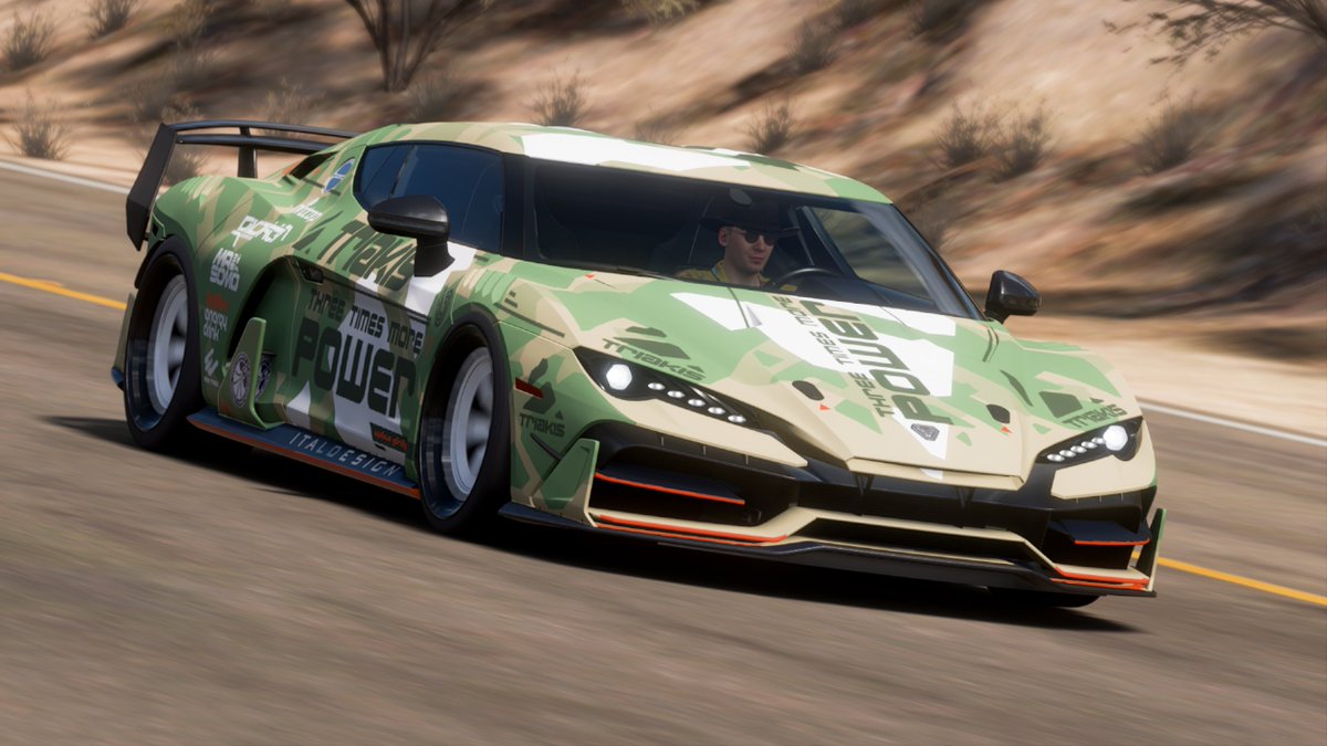 alexbanksdesign's tweet photo. Need a design for the Italdesign Zerouno?! Got you covered "Team Triakis Wipeout Livery" #fh5 #forzahorizon5 #wipeoutseries #abgraphics #italdesign #zerouno @ForzaHorizon @ForzaMotorsport 
 @WeArePlayground
 @italdesign [Sharecode: 527 408 545] https://t.co/57vVHoylid