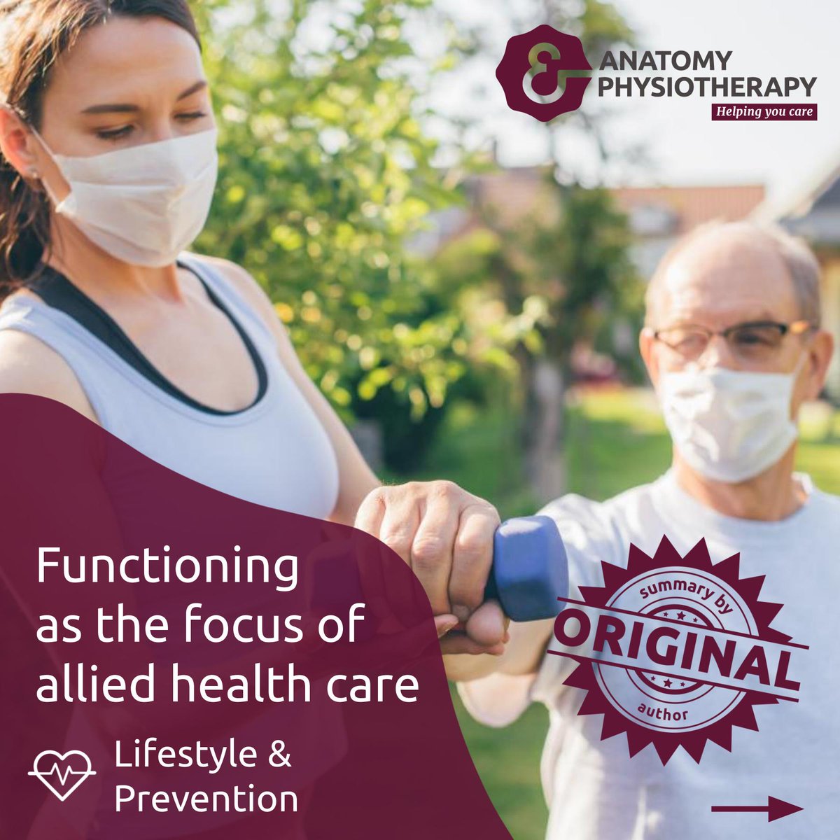evbasedphysio's tweet photo. Functioning as the focus of allied health care.
A plea for a transition to ‘health-in all’ care based on an integrative concept of health.
(original author post)

https://t.co/uj8sy8CO1p
(Lifestyle &amp; Prevention) https://t.co/e2RGb2X9V7
