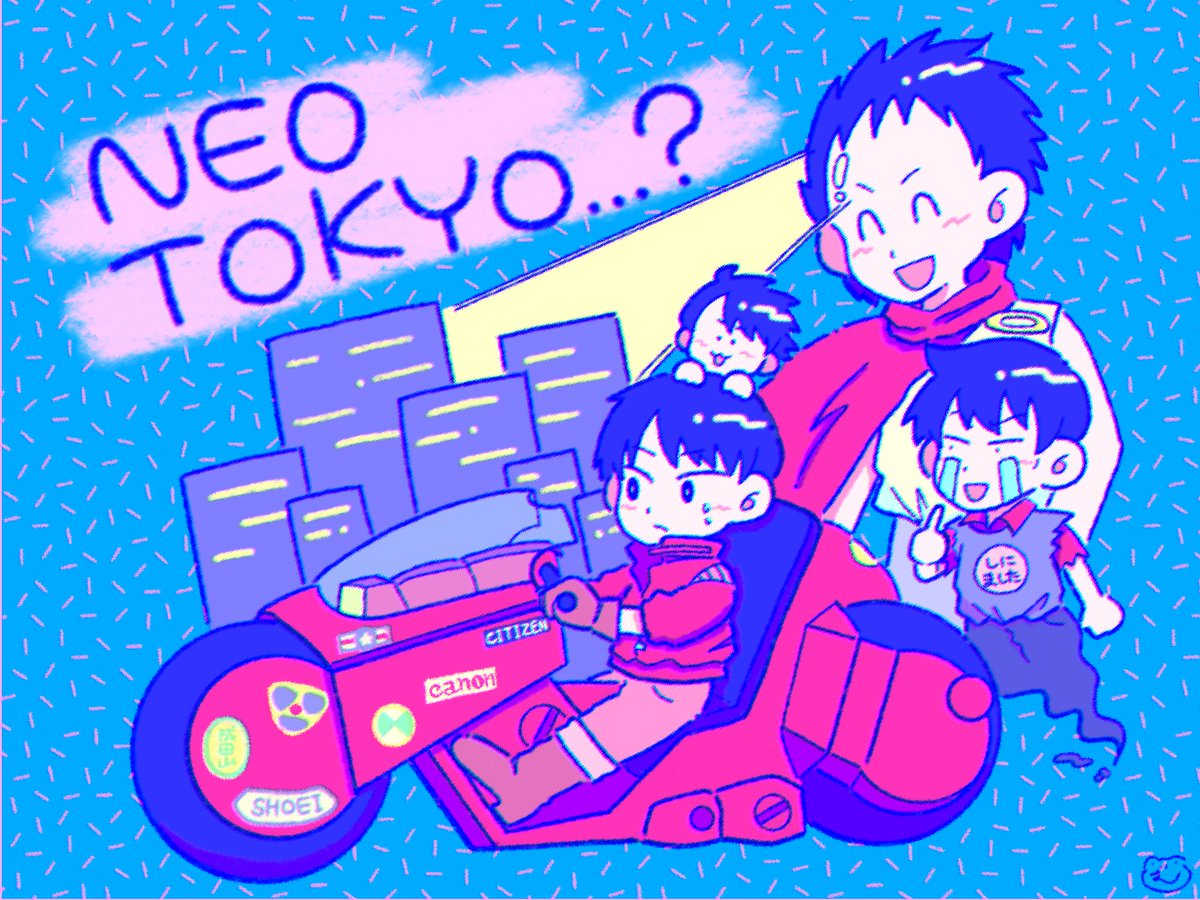 krkr_frog's tweet photo. NEO TOKYO…？ https://t.co/evunJOHnQy