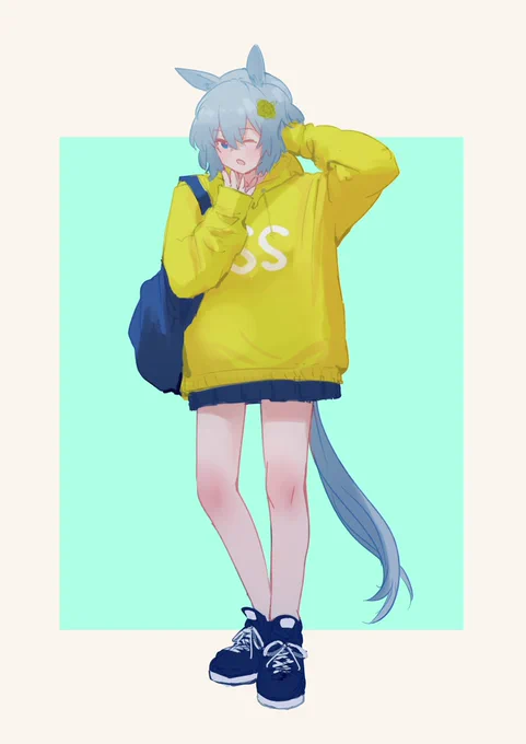 #セイウンスカイ #ウマ娘
セイちゃんの私服その3 