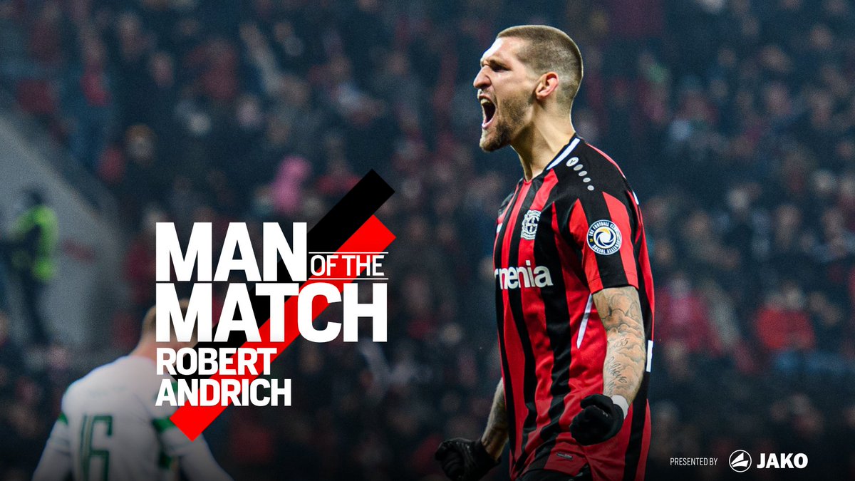 bayer04fussball's tweet photo. Nicht ganz überraschend habt Ihr Rob #Andrich zum „Man of the Match“ von #B04CEL gewählt. Glückwunsch, Rob! 💪
#UEL | #Bayer04 https://t.co/6dNspviqU3