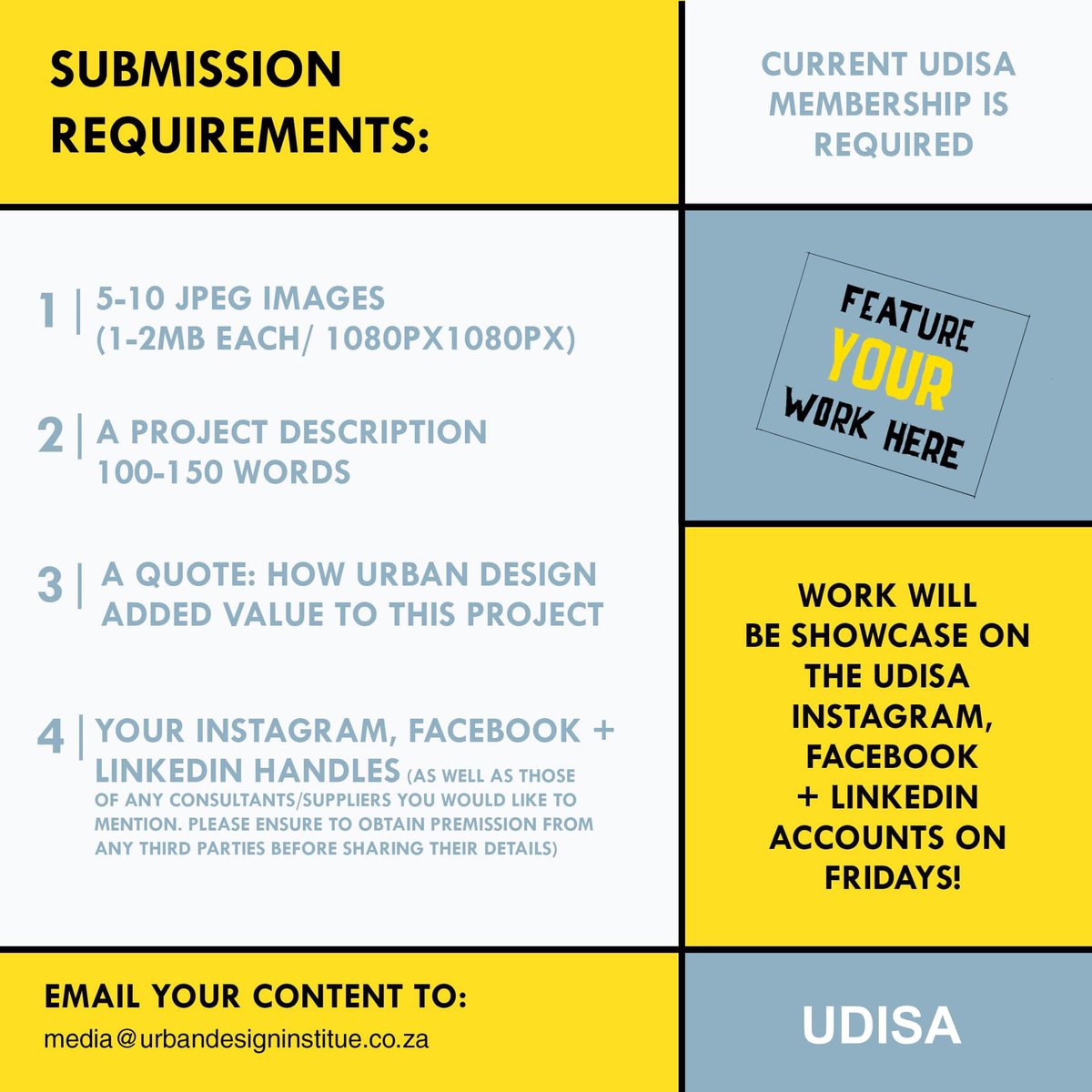 OpenStreetsCT's tweet image. For our colleagues in urban design, join @contestedspaces in January as we showcase our street transformation work at #FridayFeatures 
See details below to submit your projects and show the value of urban design in transforming cities.

#udisa #streetsforpeople