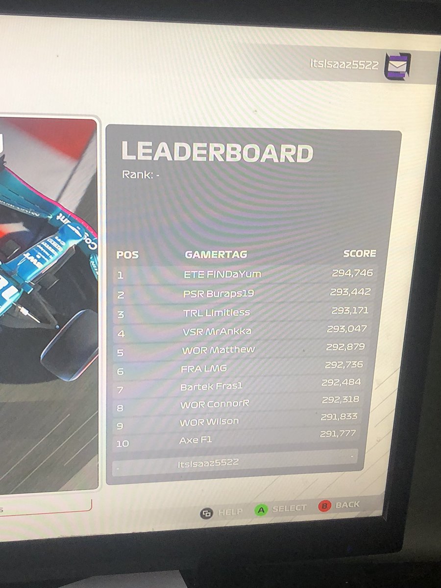 competitive_f1's tweet photo. I’m working hard and idk how my score got back to 0 on f1 esports Hungary https://t.co/tyc7VjBIeC