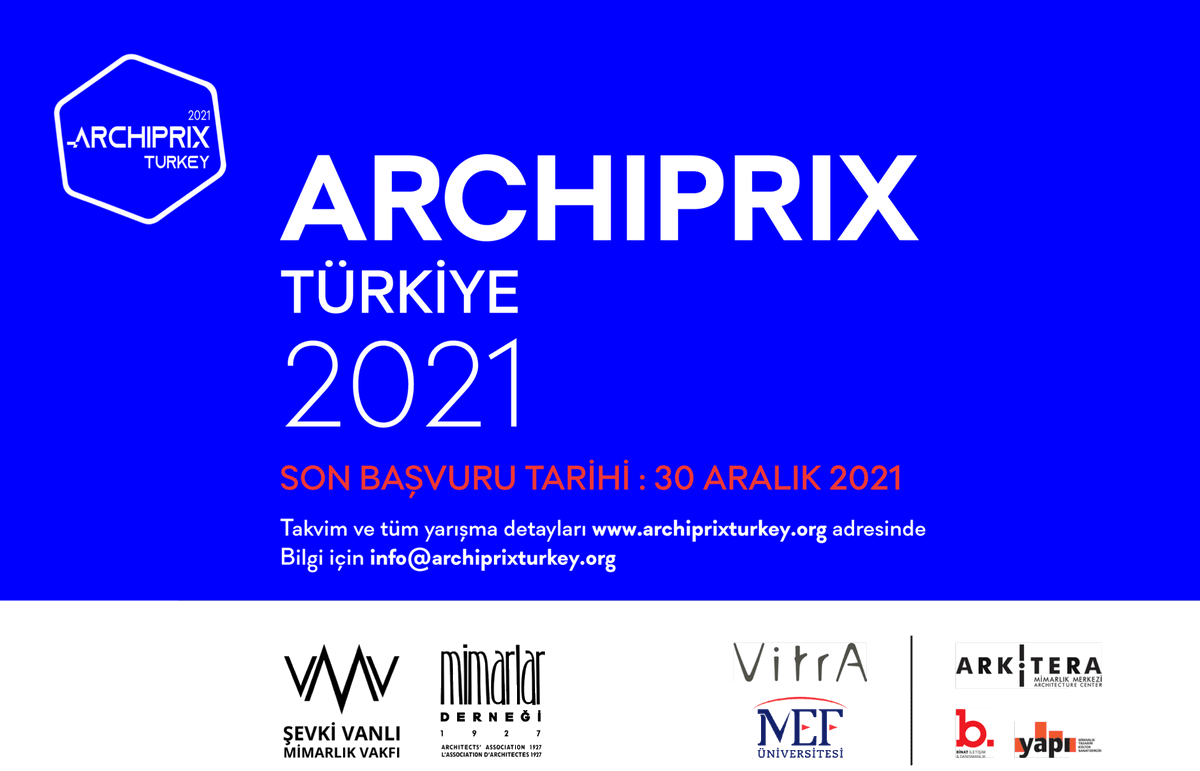 arkiteracom's tweet photo. . @ArchiprixTr'ye başvurular başladı. Bu yıl Şevki Vanlı Mimarlık Vakfı ve Mimarlar Derneği 1927 tarafından  düzenlenen yarışmanın ev sahipliğini MEF Üniversitesi yapıyor. VitrA’nın destekleri ile düzenlenen yarışmanın son başvuru tarihi 30 Aralık. https://t.co/bcjEcdiPen https://t.co/87fXA0I3Pd