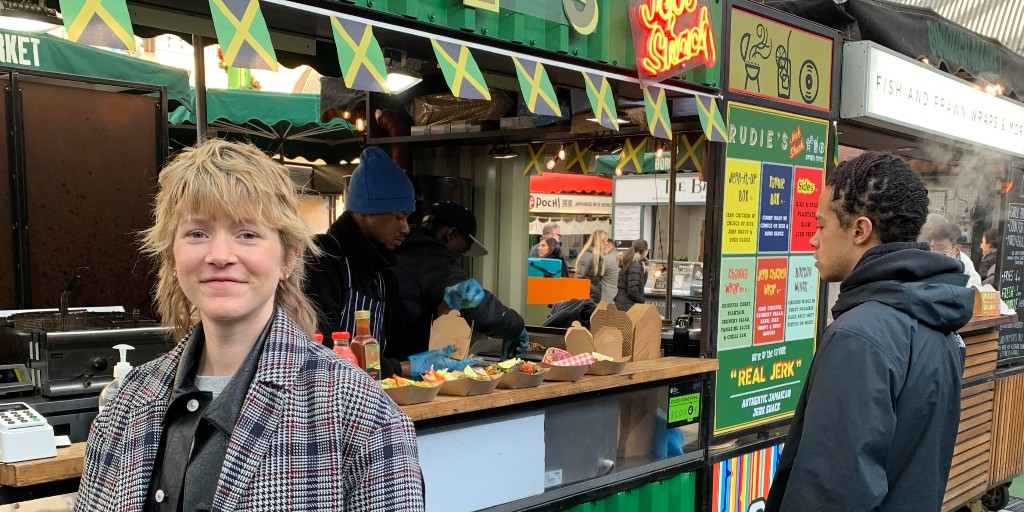 Our own Katie Ecclestone and Nicola Bray grabbed a quick bite @boroughmarket after a busy morning viewing office spaces for our London team. More updates on that soon!