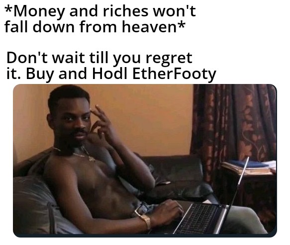 pumpey93's tweet photo. Make the bold move. Invest in Ether Footy Nft
@EtherFooty 
#cryptocurrency #ethblockchain #NFTs #ethnft #nftcollector https://t.co/F30ebAQddm