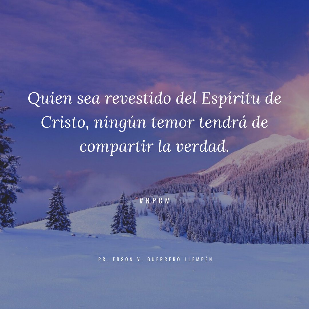 edsonvguerrerol's tweet photo. La mayor evidencia de la lluvia tardía del Espíritu Santo, será la predicación, sin temor, de la verdad. #RPCM. #RID https://t.co/zTN9ppN8sY