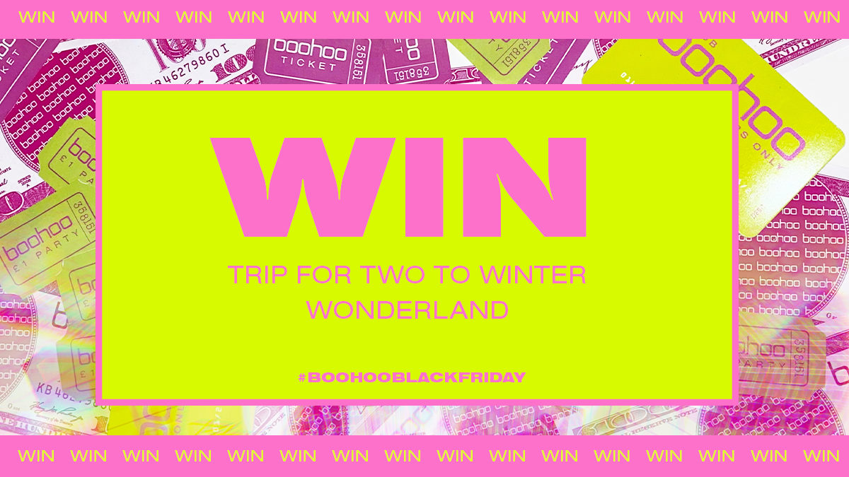boohoo's tweet photo. ROUND 14 🥂🍾 

⚡WIN ⚡ AN OVERNIGHT STAY AND TRIP TO WINTER WONDERLAND LONDON FOR 2 PEOPLE ❄️

1. Like this tweet
2. Reply using #ClubBoohoo

⏰ You have 30 mins to enter...GO GO GO https://t.co/nvAv5GeeDb