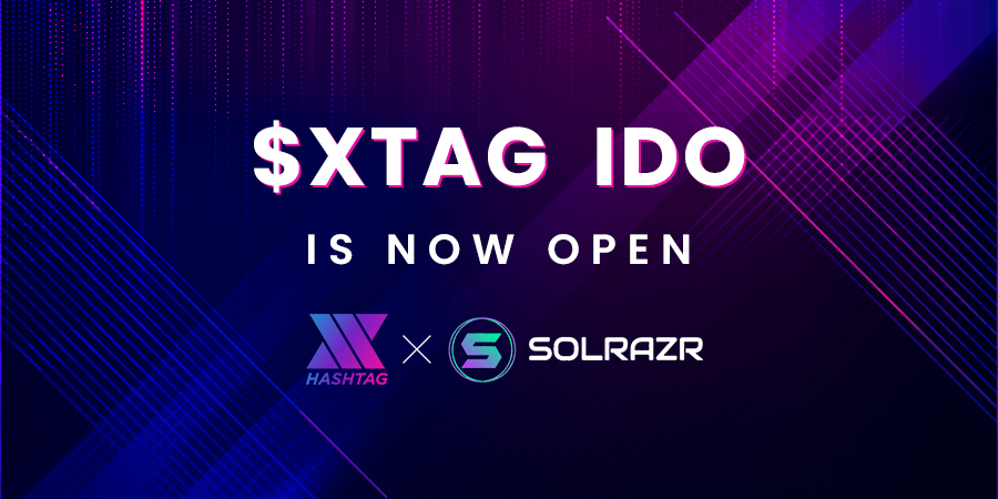 xhashtagio's tweet photo. 🎉 Important announcement 🎉

🥁 The $XTAG #IDO is now OPEN ✅

Head over to @Solrazr_App  
➡️ https://t.co/Kd0kDqfrpS for all the action.

Guide at: ➡️ https://t.co/EuRIfJDuTn 📖

Updates on: ➡️ https://t.co/Qq3dFkRl7g 📢

#TokenLaunch #Solana #FutureOfWork https://t.co/rKrkY9bsEf