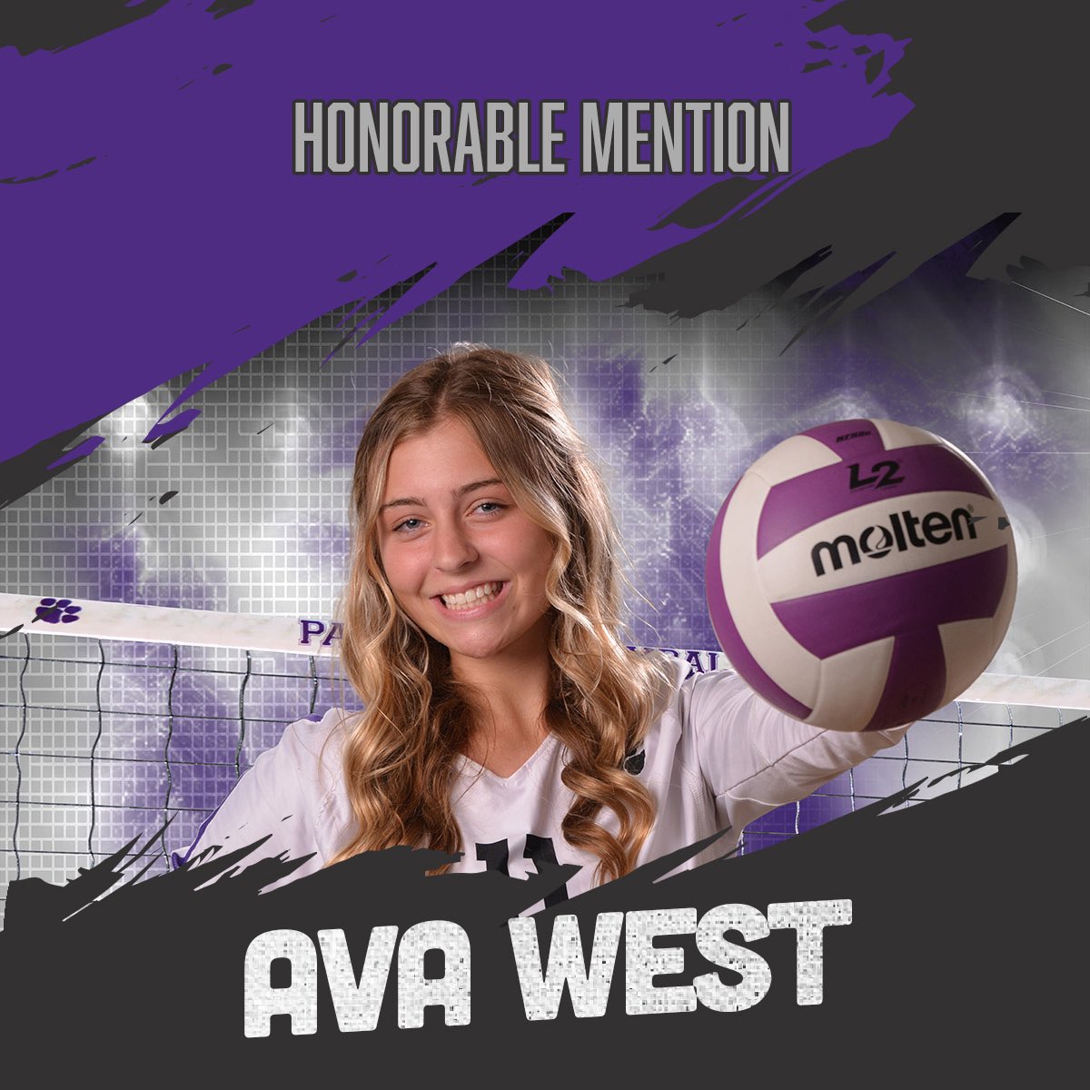 PHSvbFNO's tweet photo. CONGRATS @AvaWest80112115 for District 3-6A Honorable Mention!! #txhsvb https://t.co/bywXe7I1b5