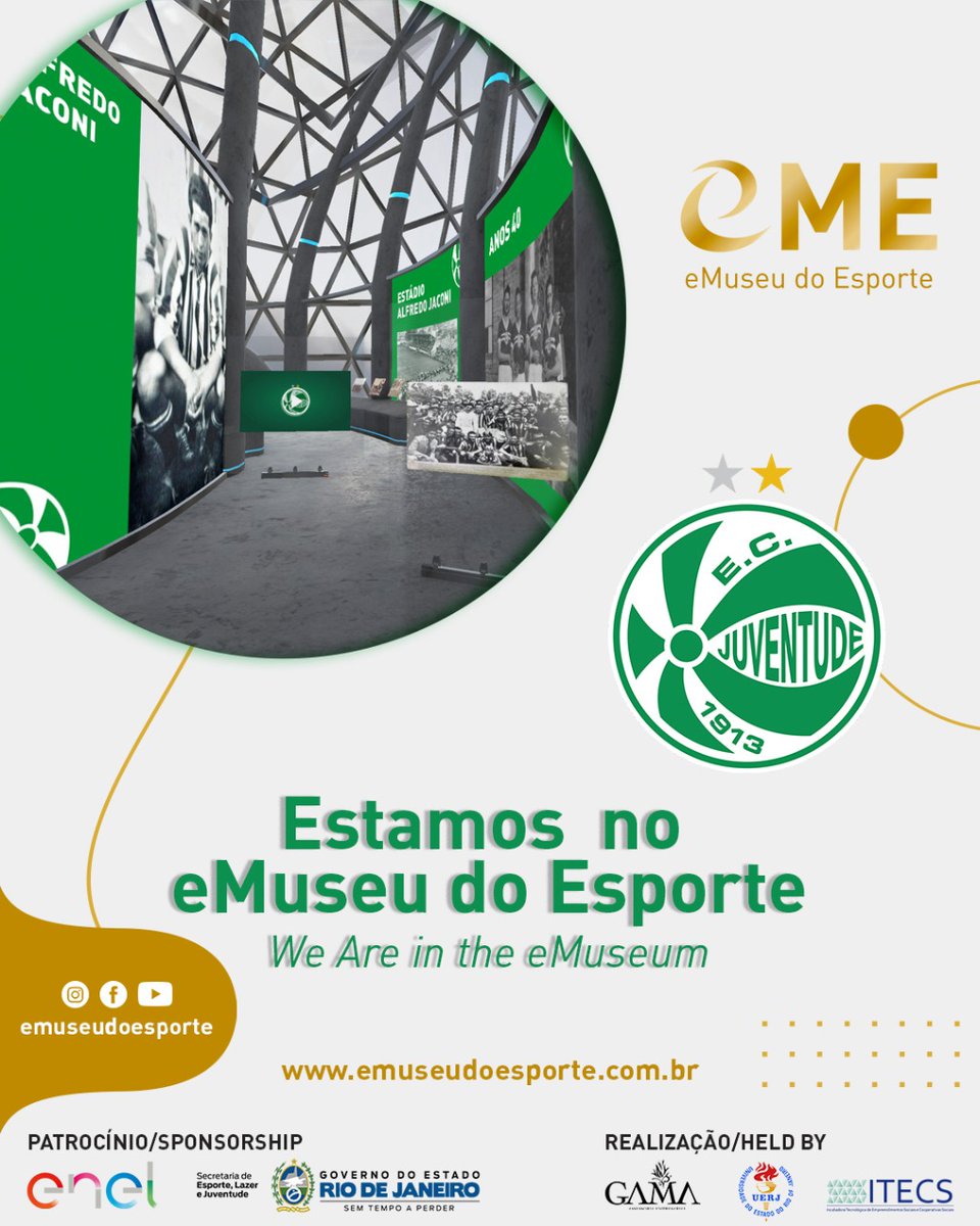 ECJuventude's tweet photo. Papada, confira a galeria 3D do Juventude no eMuseu: https://t.co/EAYaYX2v93 

Confira fotos e vídeos que contam os 108 anos do Verdão 🟢 

#MemorialDoJu https://t.co/o5ei2ma43J