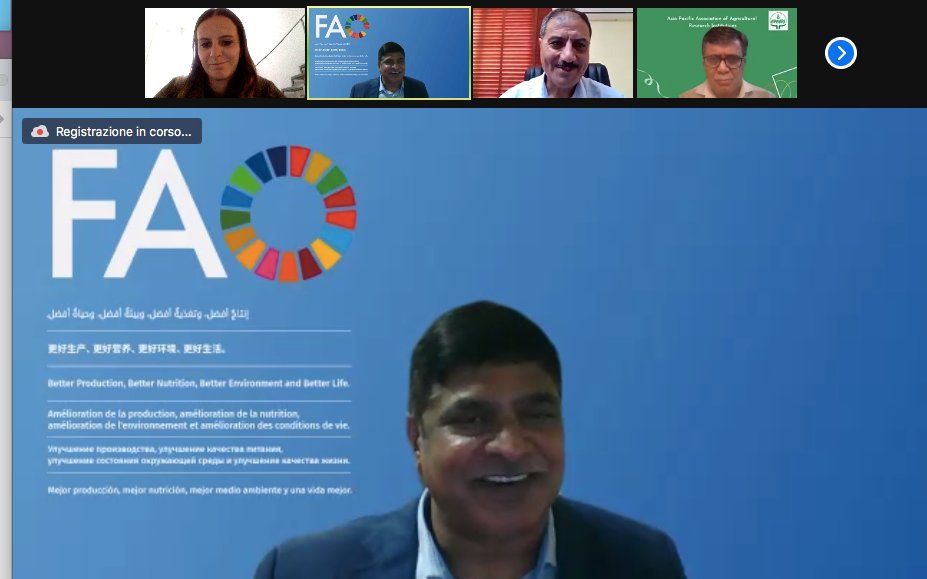 TAP_G20's tweet photo. @aarinena @FAO @FAOScienceChief @FAOInnovation @Selvaa_Ramasamy @FAOFFKP @kiaaiae @ICARDA @FAOinNENA_EN @GFARforum @FAOLandWater @FAOJordan #TAP_PartnersAssembly side event by @aarinena has begun!
Inspiring introductory remarks by @ravi_khetarpal (TAP Chair, @APAARI) and @Selvaa_Ramasamy (@FAO)
We aim to achieve impact at scale in #agriculturalinnovation
#DatePalm #IntegratedProduction
#research #partnerships https://t.co/QLUYxVaWH4
