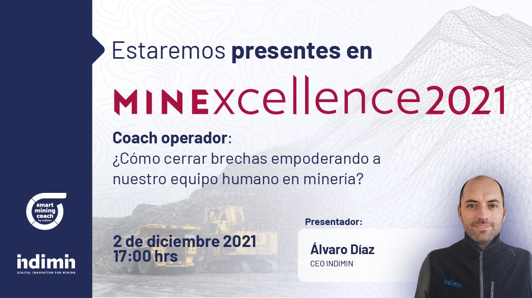 Este 2 de diciembre estaremos en #Minexcellence, organizado por <a href="/Gecamin/">Gecamin</a>. Aquí podrás conocer las estrategias y herramientas que permitan el mejoramiento, optimización y excelencia en calidad del negocio minero a nivel mundial👷🏻‍♀️👷🏻‍♂️
Inscríbete aquí ➡ lnkd.in/erZEtwu