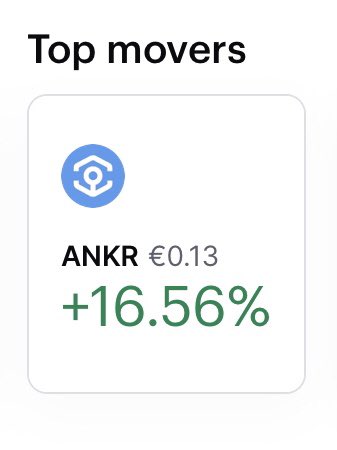 ANKR1DOLLAR's tweet photo. There she goes!!! #ANKR $ANKR 💙 https://t.co/AWzWWw7B9C