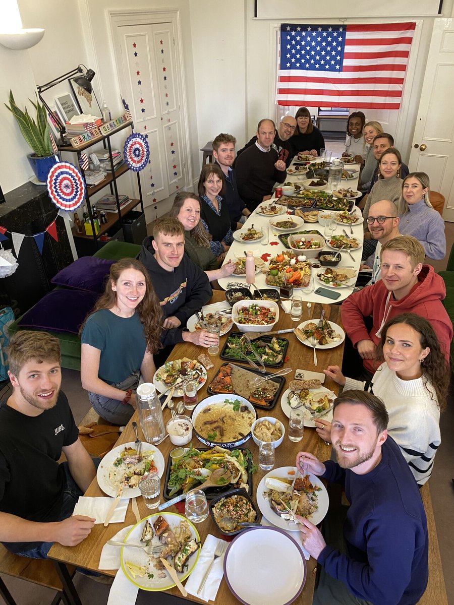 What an amazing afternoon yesterday celebrating #thanksgiving2021 and being thankful for the hard work across the team - and with BG North America touching down very very shortly it would have been rude note to make it a big one!

#thanksgivingdinner #teamhuman #teamculture