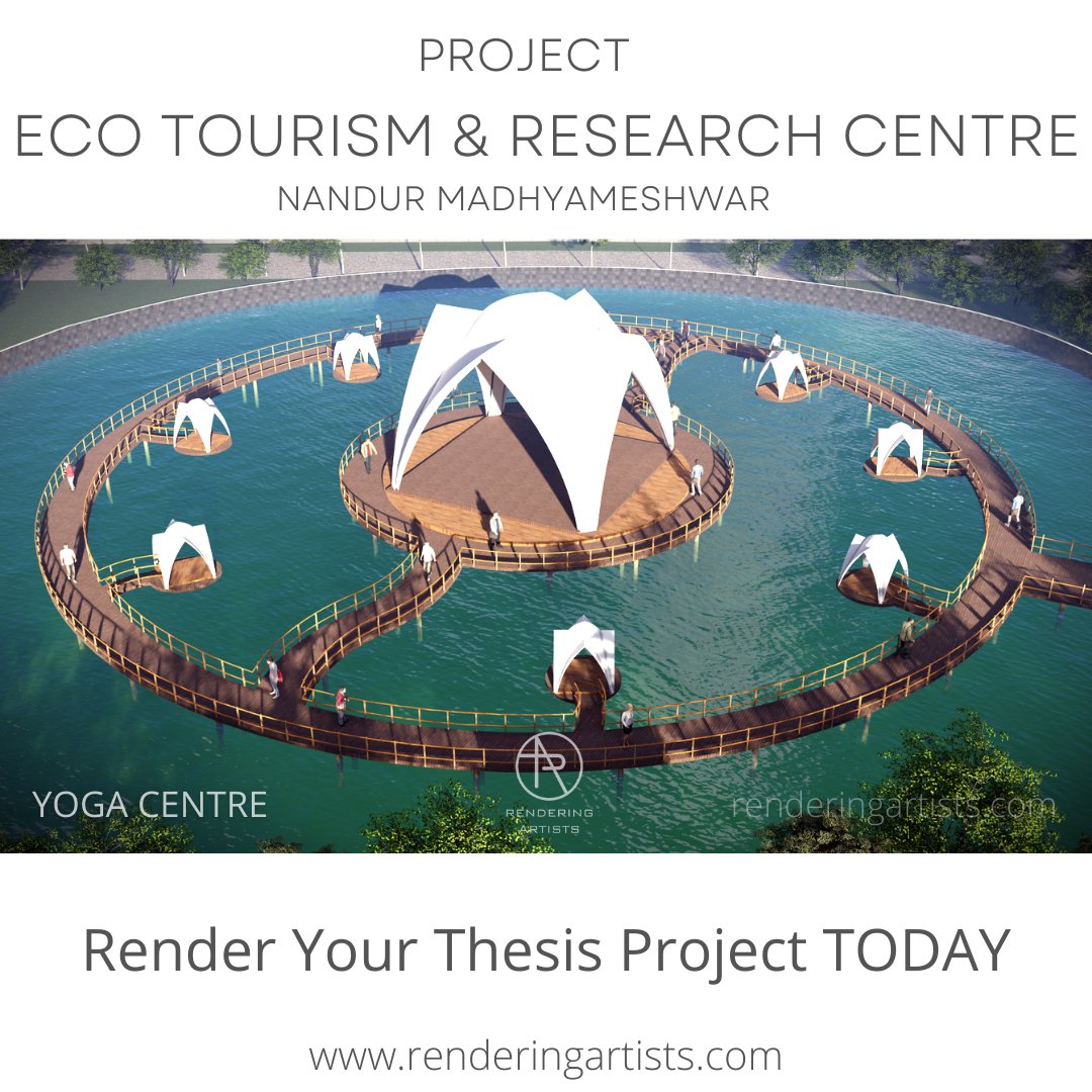 Renderingartis1's tweet photo. Architectural Thesis Project on Eco-Tourism & Bird Sanctuary at Nandur Madhyameshwar, Nashik. https://t.co/JURoQxlwJo #architecture #thesiswriting #Blog #renderingartists #Resort #ecotourism #landscape #birds #sanctuary #Nashik #rendering #animation #Project #tweeter #Trending # https://t.co/DZA84Omt1W